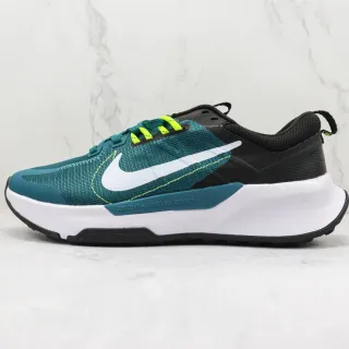 Nike Malla Superior Azul Negro Gruesa Blanca Suela Media Zapatillas de Running