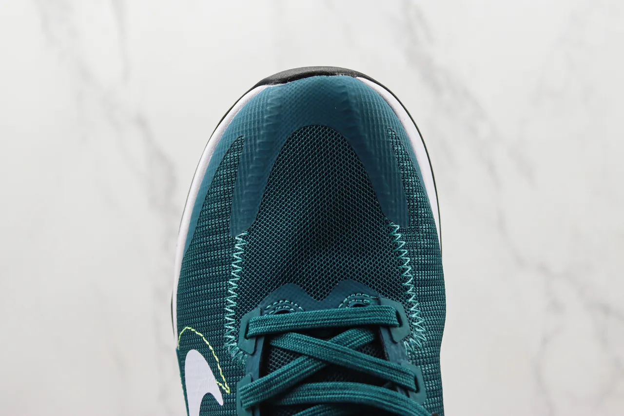 Nike Blue Black Mesh Upper Chunky White Midsole Running Shoes 6
