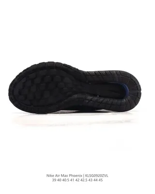 Nike Blue Black Perforated Gradient Mesh Upper Visible Heel Air Unit Lifestyle Sneakers 4