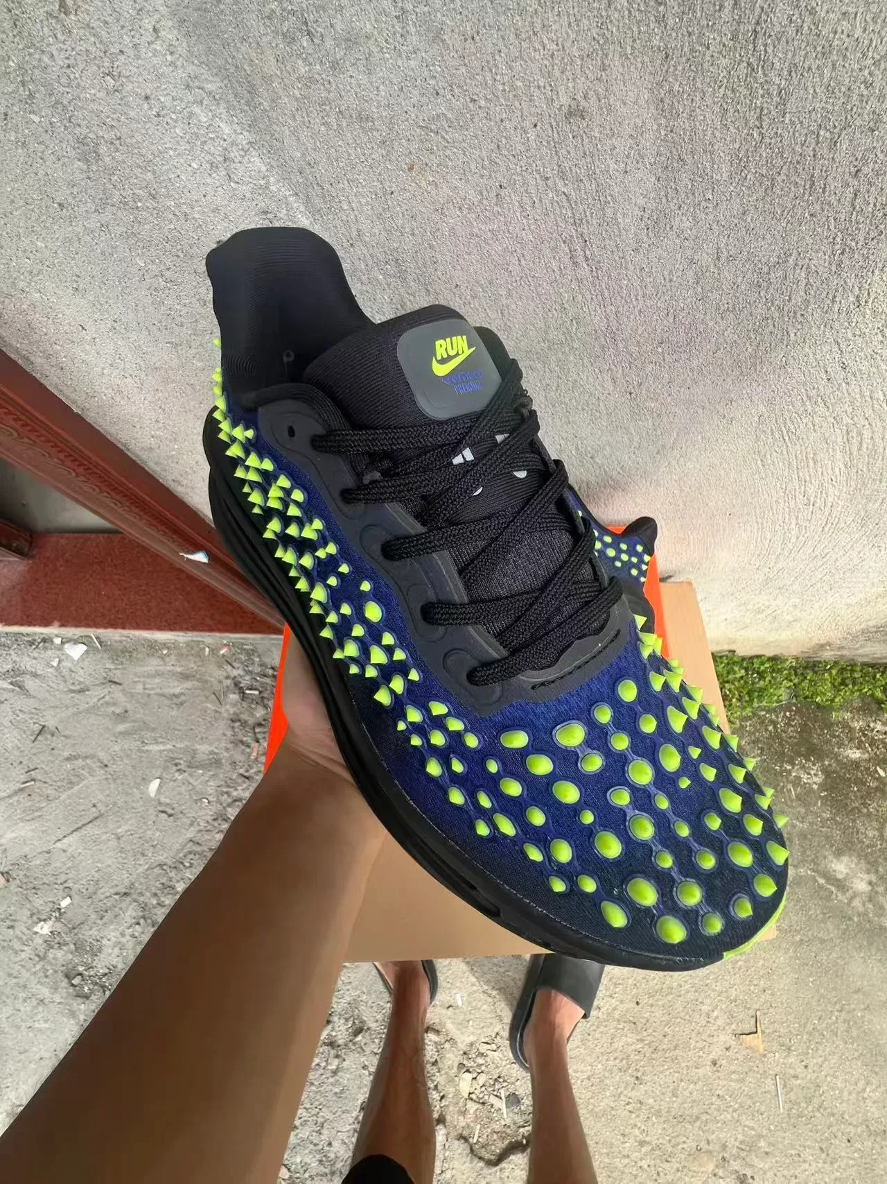 Nike Tênis lifestyle azul verde unidades air zoom dual visible low-top performance silhouette 2