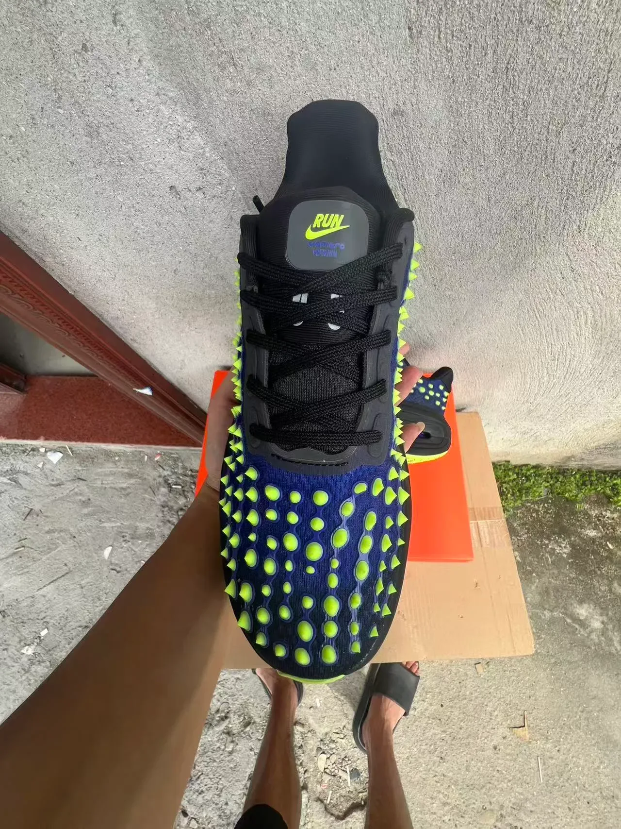 Nike Tênis lifestyle azul verde unidades air zoom dual visible low-top performance silhouette 3