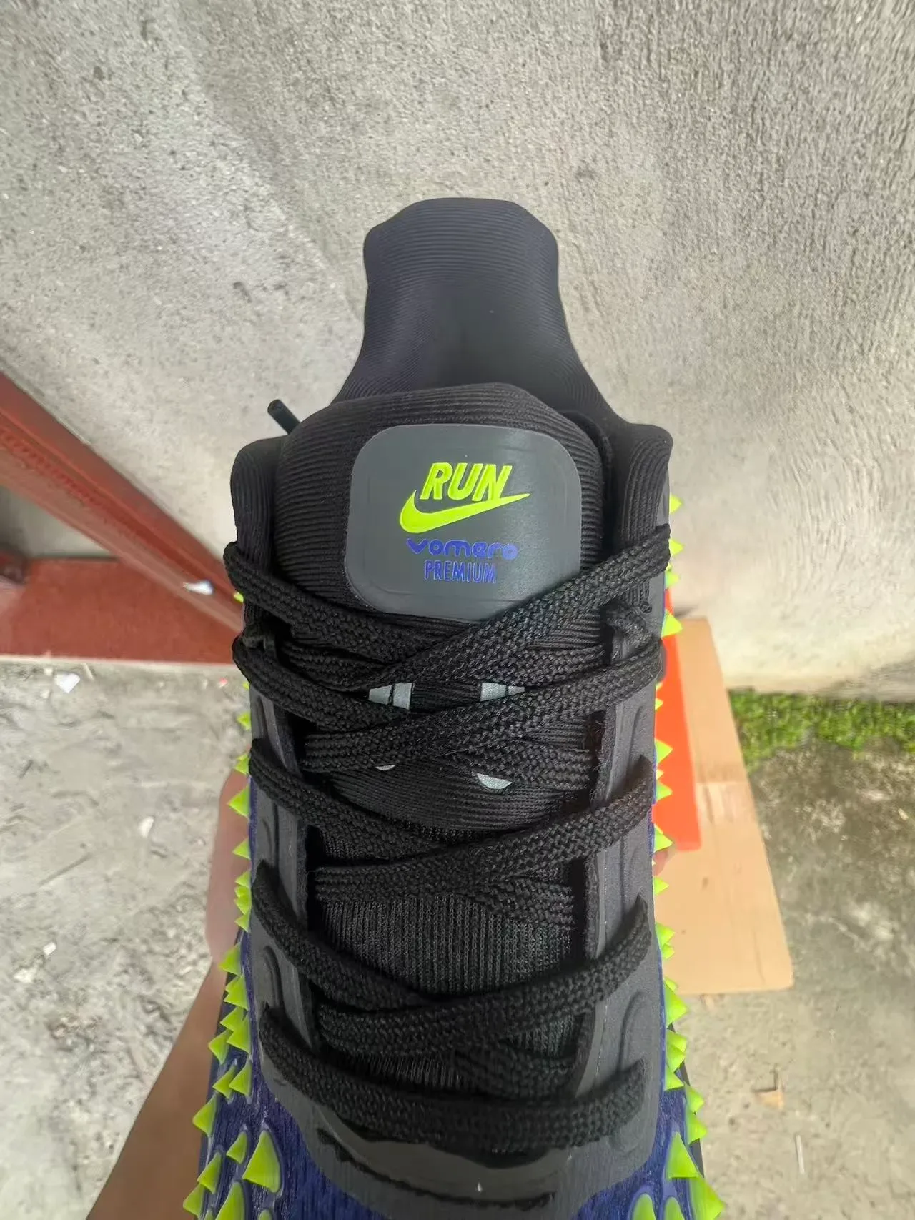 Nike Tênis lifestyle azul verde unidades air zoom dual visible low-top performance silhouette 4