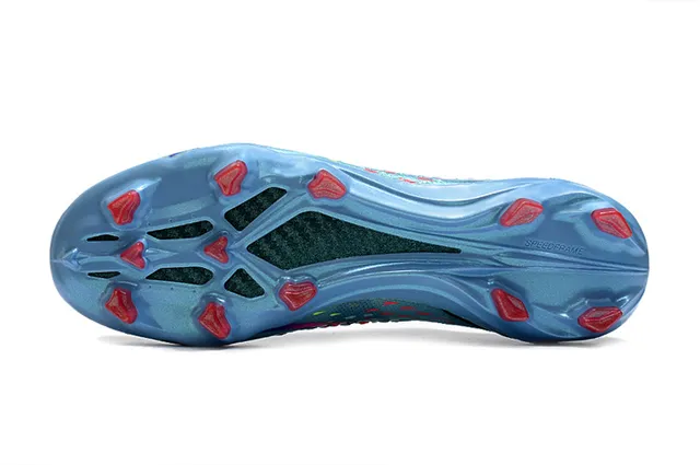 Nike Blue Multicolor Translucent Light Knit Upper Gradient Swoosh And Pattern Firm-Ground Soccer Shoes 6