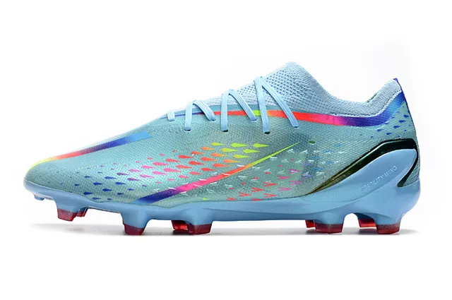 Nike Blue Multicolor Translucent Light Knit Upper Gradient Swoosh And Pattern Firm-Ground Soccer Shoes 8