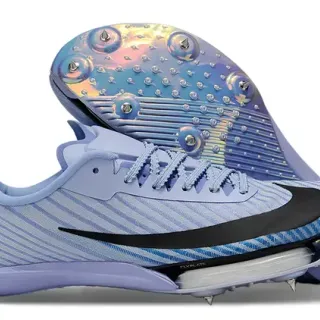 Nike Bleu Violet Low-Profile Racing Spike Holographic Iridescent Plate chaussures de course