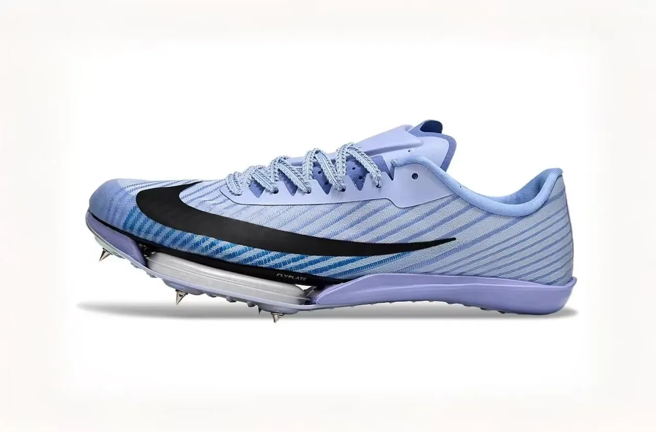 Nike Bleu Violet Low-Profile Racing Spike Holographic Iridescent Plate chaussures de course 2