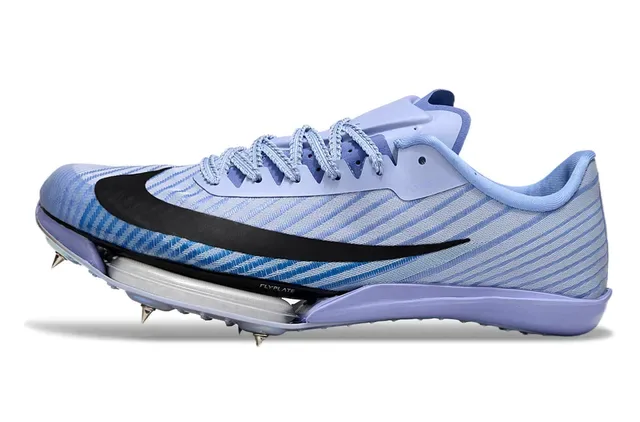 Nike Bleu Violet Low-Profile Racing Spike Holographic Iridescent Plate chaussures de course 7