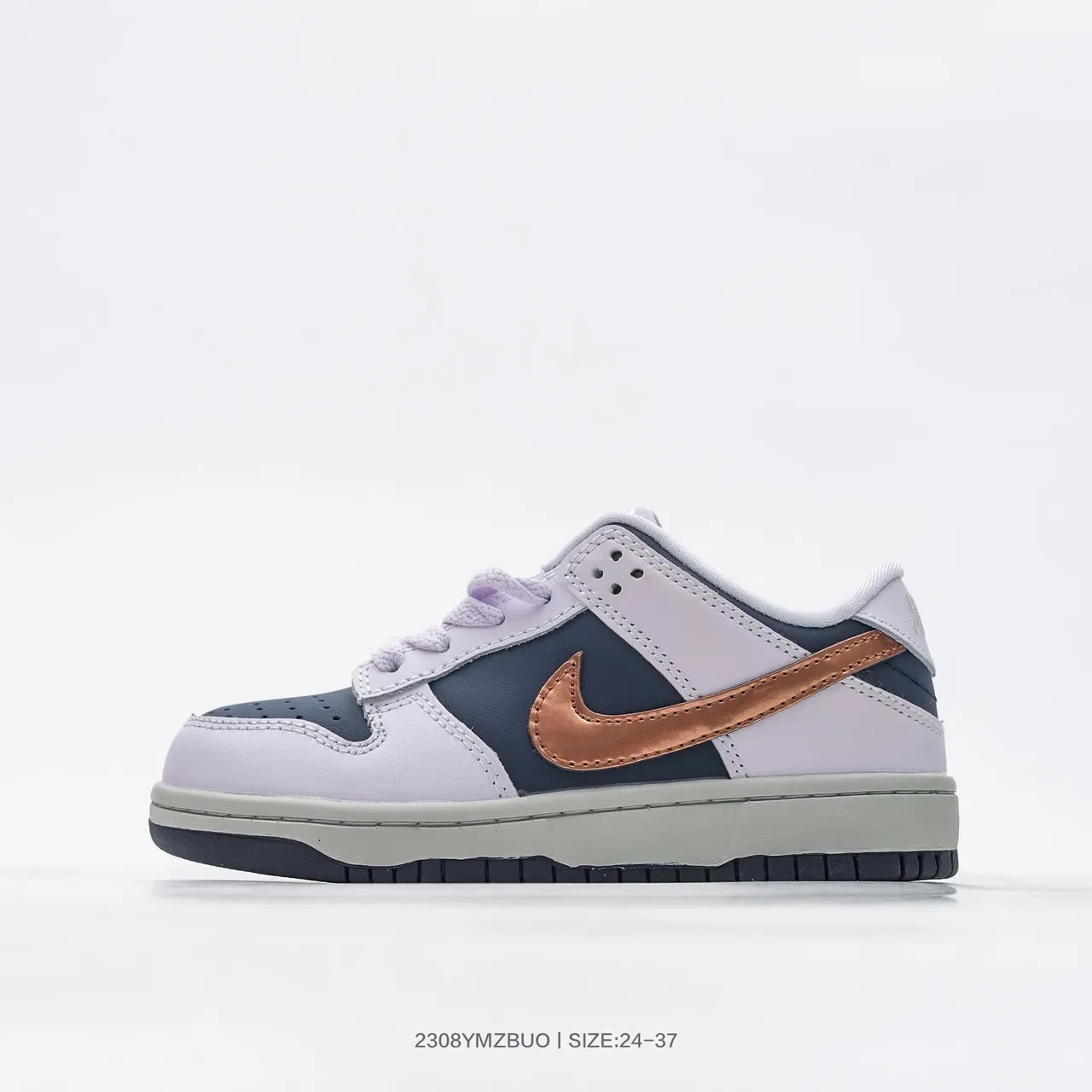 Nike Blue White Low-Top Padded Collar Lifestyle Sneakers 11