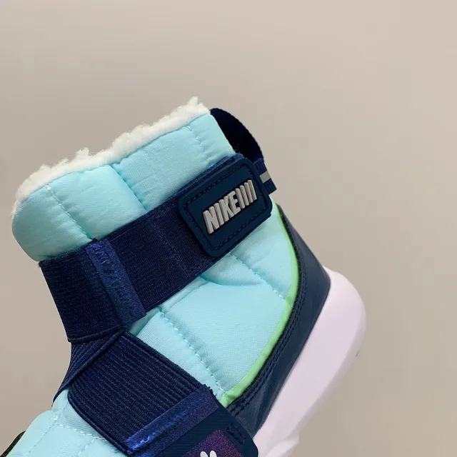 Nike Marron Noir Isolé Haut Col Fourré Bottes de Neige 13