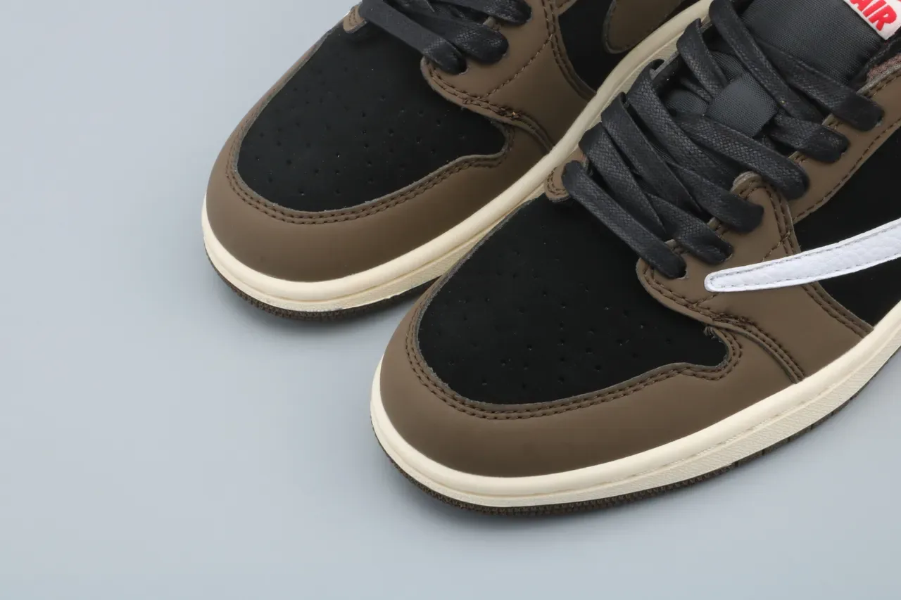 Nike Brown Black Low-Top Silhouette Perforated Toe Box Lifestyle Sneakers 7