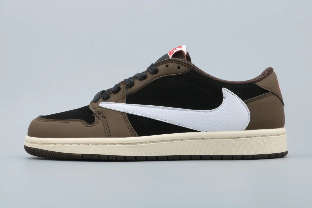 Nike Brown Black Low-Top Silhouette Perforated Toe Box Lifestyle Sneakers 11