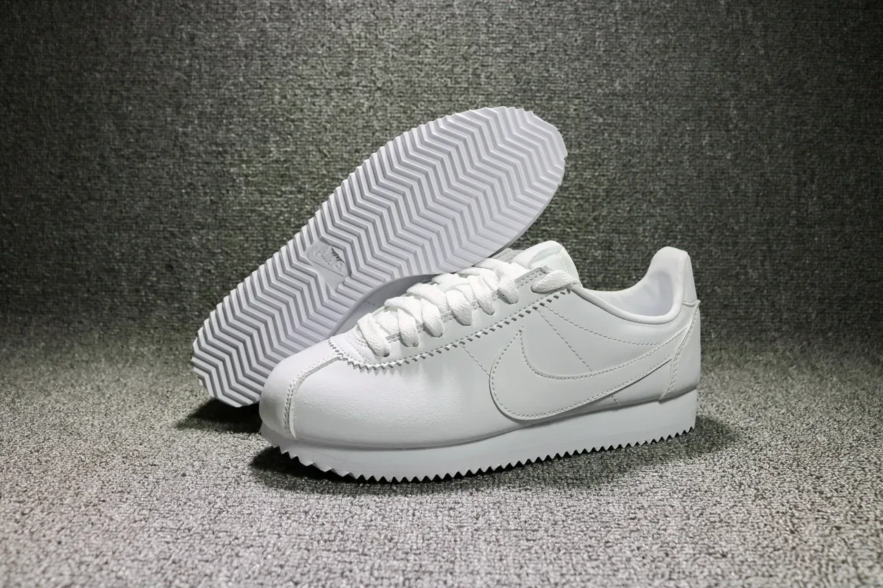 Nike Cortez All-White Lifestyle Sneakers 5