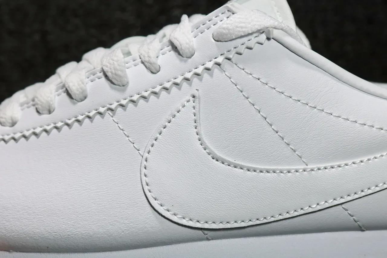 Nike Cortez All-White Lifestyle Sneakers 11