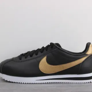 Nike Cortez Black and Gold Lifestyle Sneakers