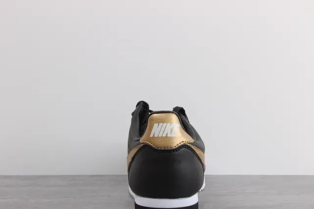 Nike Cortez Black and Gold Lifestyle Sneakers 22