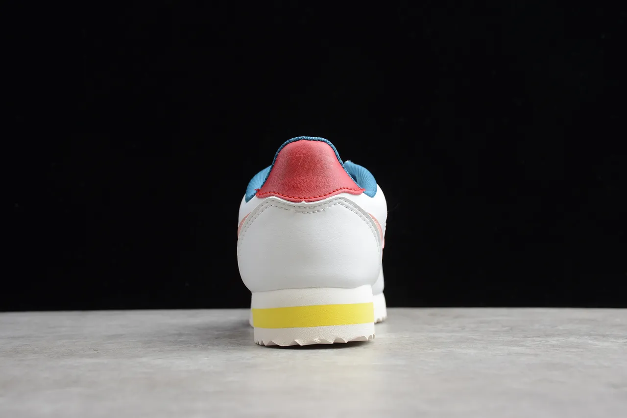 Nike Cortez White Pink Red Blue Yellow Lifestyle Sneakers 2
