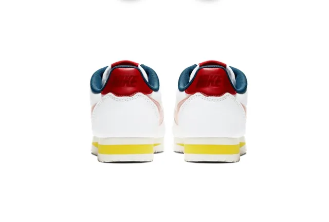 Nike Cortez White Pink Red Blue Yellow Lifestyle Sneakers 16