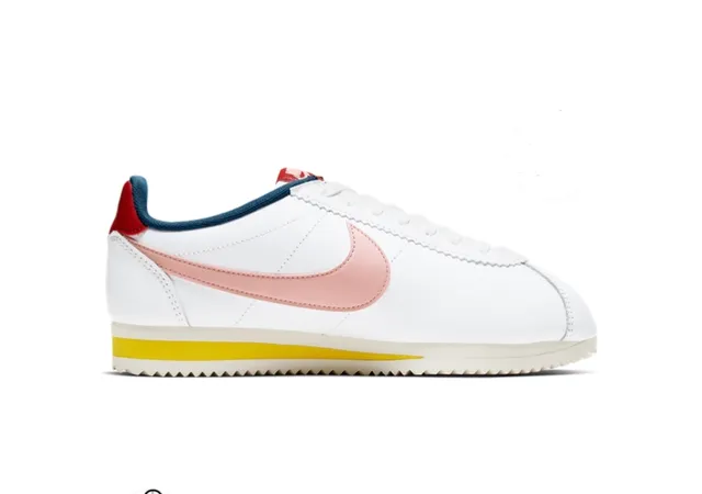 Nike Cortez White Pink Red Blue Yellow Lifestyle Sneakers 17