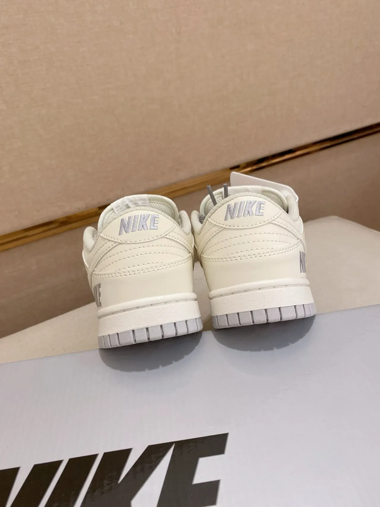 Nike Dunk Low Off-White Gray Lifestyle Sneakers 8