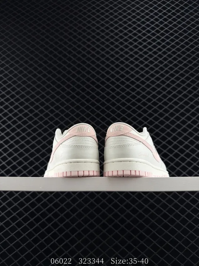 Nike Dunk Low Off-White Pink Lifestyle Sneakers 4