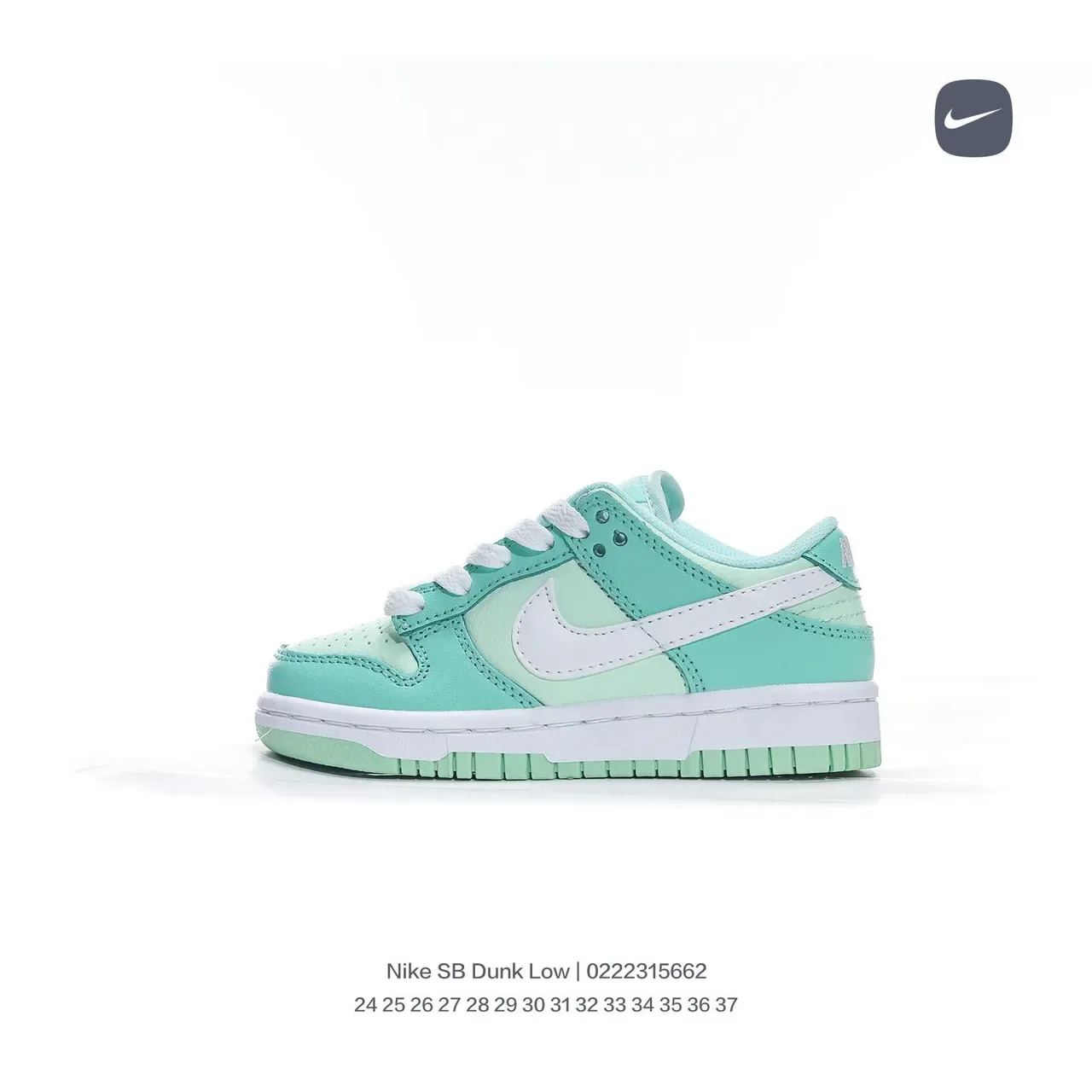 Nike Dunk Low White Black Blue Lifestyle Sneakers 3