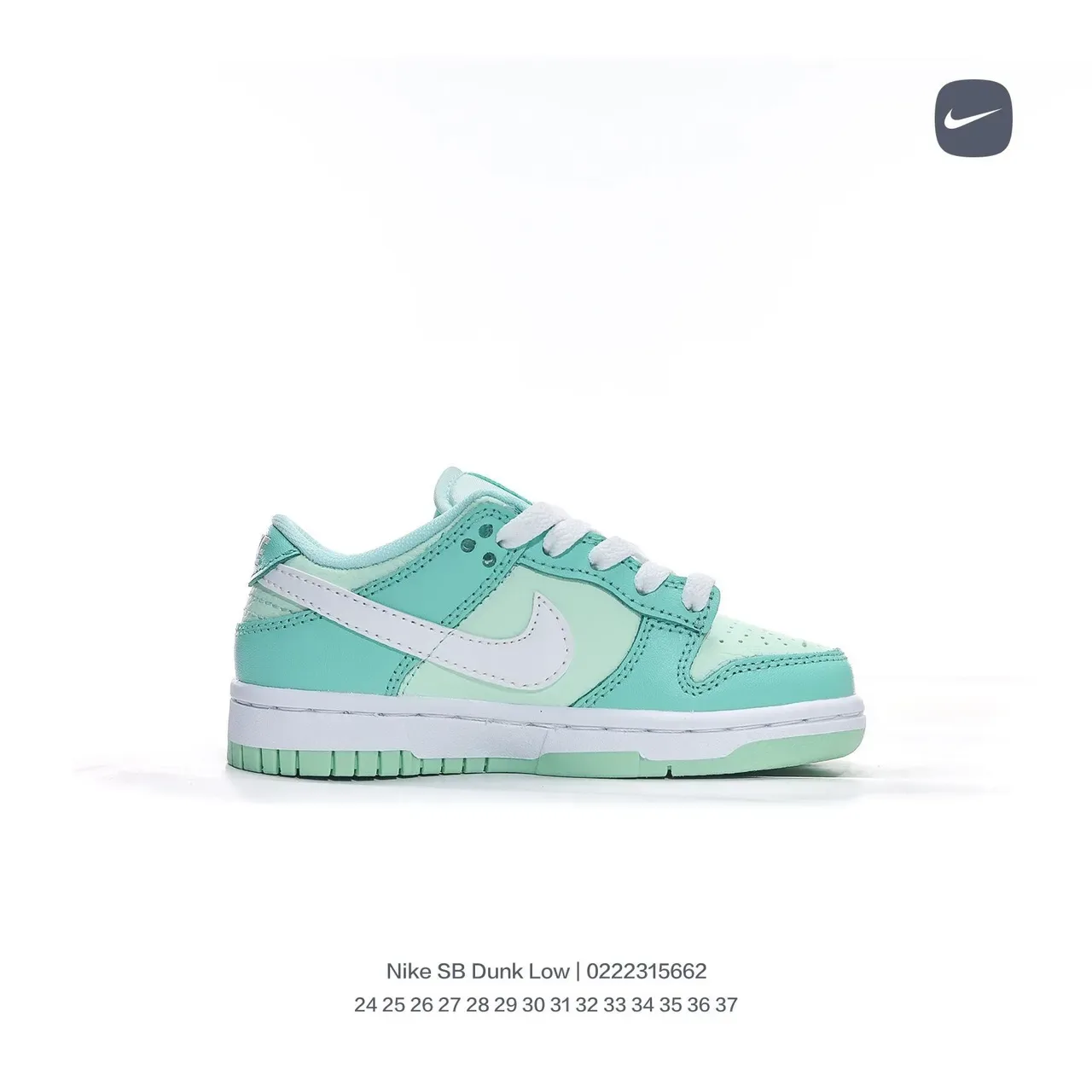 Nike Dunk Low White Black Blue Lifestyle Sneakers 6