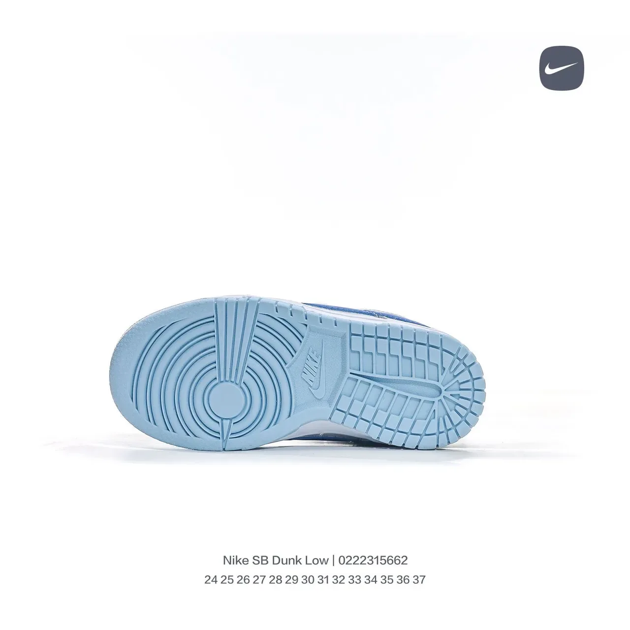 Nike Dunk Low White Black Blue Lifestyle Sneakers 19
