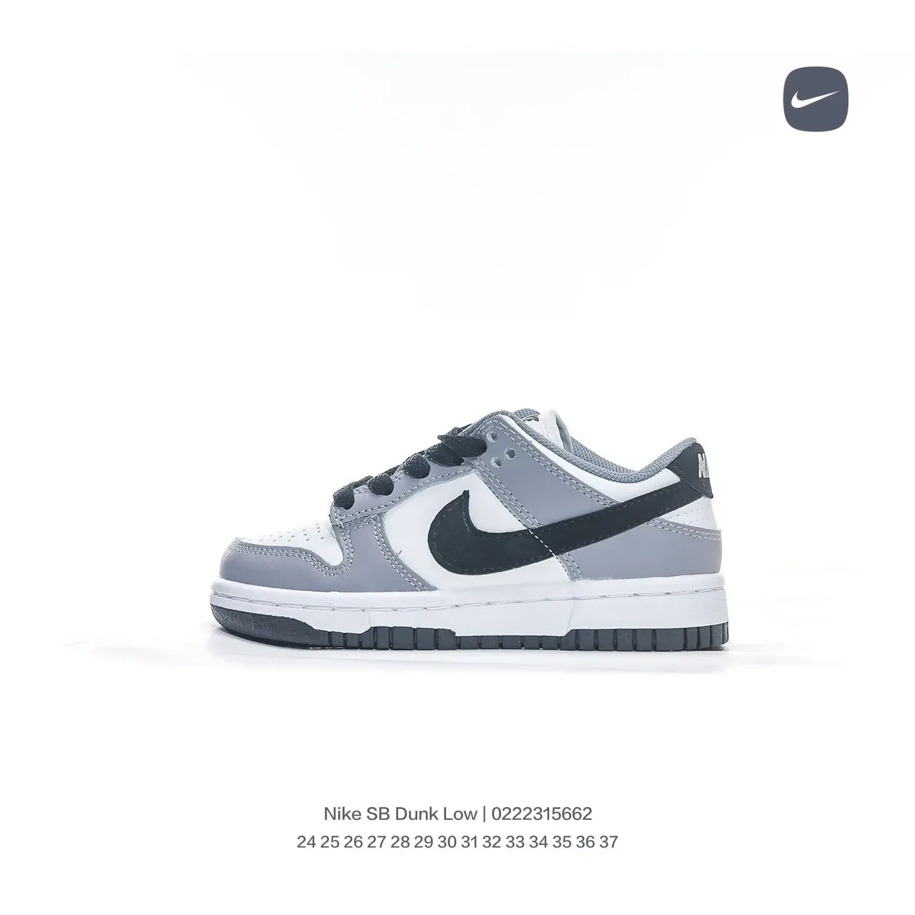 Nike Dunk Low White Black Blue Lifestyle Sneakers 22