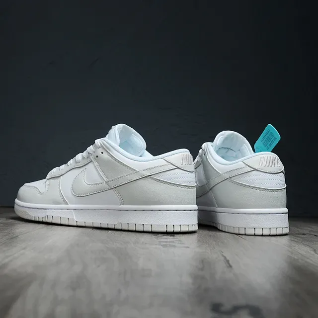 Nike Dunk Low White Gray Lifestyle Sneakers 4