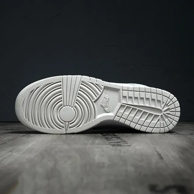 Nike Dunk Low White Gray Lifestyle Sneakers 5