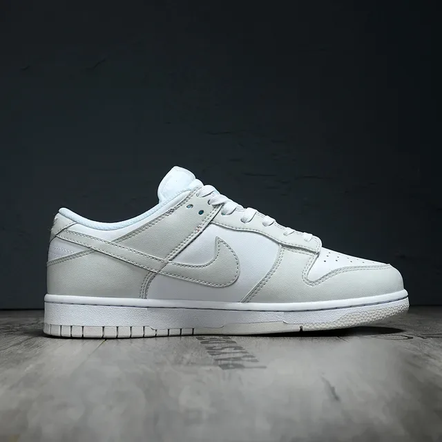Nike Dunk Low White Gray Lifestyle Sneakers 6