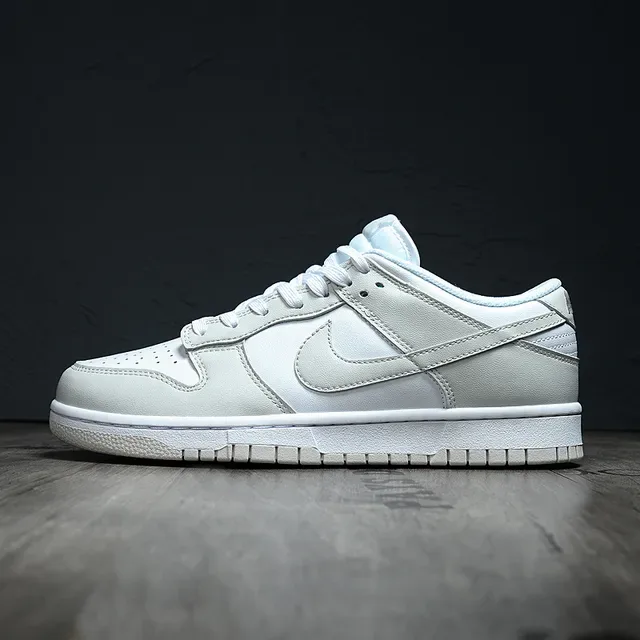 Nike Dunk Low White Gray Lifestyle Sneakers 7