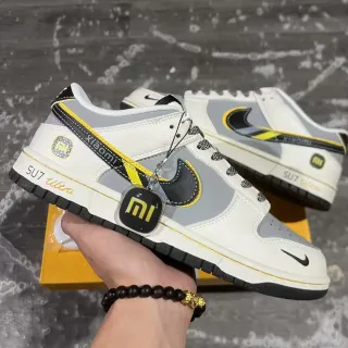 Nike Dunk Low Xiaomi SU7 Ultra White Gray Black Yellow Lifestyle Sneakers