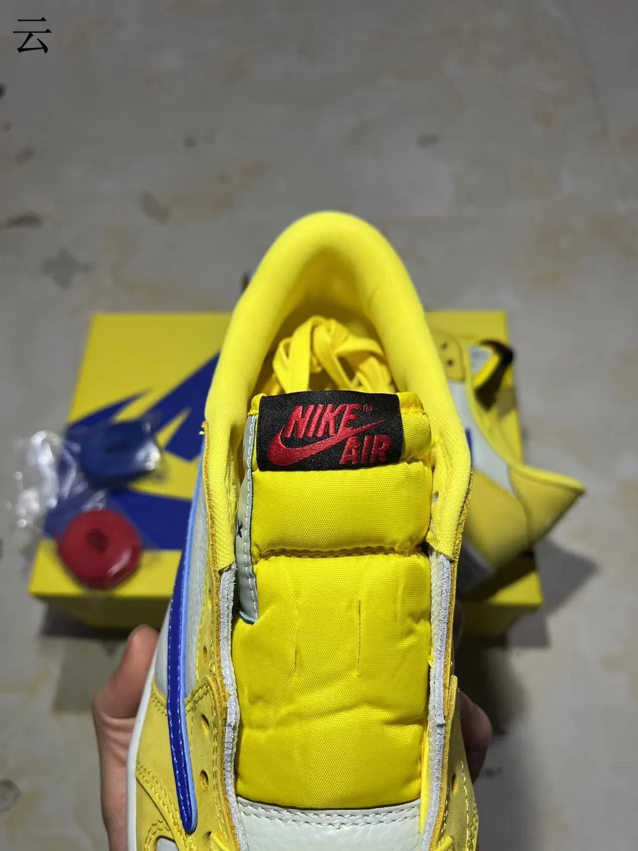 Nike Dunk Low Yellow White Royal Blue Suede Leather Skateboard Shoes 4