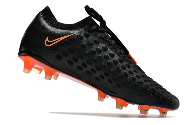 Nike Flyknit Ultra Noir semelle iridescente Firm-Ground Chaussures de football 24
