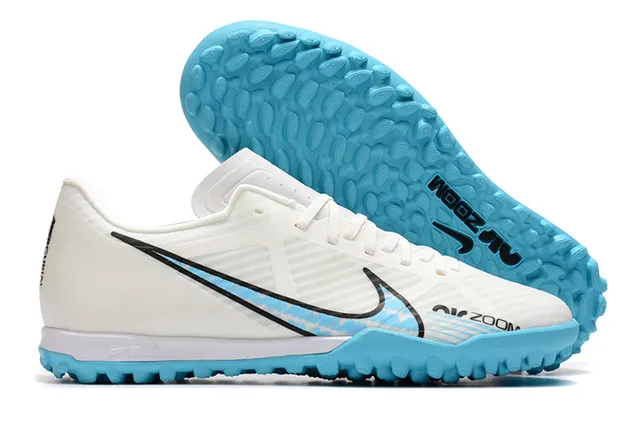 Nike doré blanc métallique cuivre synthétique supérieur semelle extérieure pelouse football chaussures 8