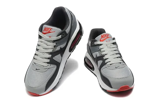 Nike Sneakers Lifestyle Gris Noir Synthétique Cage Talon Visible Air Unit 4