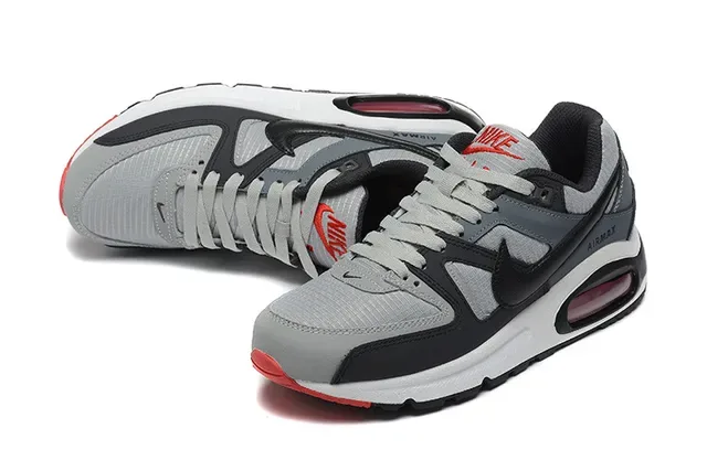 Nike Sneakers Lifestyle Gris Noir Synthétique Cage Talon Visible Air Unit 5