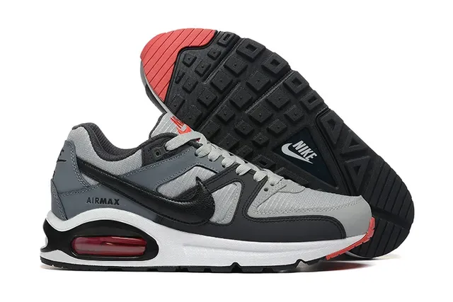Nike Sneakers Lifestyle Gris Noir Synthétique Cage Talon Visible Air Unit 6
