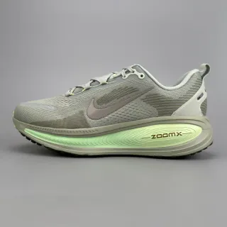 Nike Gris Vert Tige en Tricot Ingénierie Motif Ondulé ZoomX Mousse Milieu Chaussures de Course