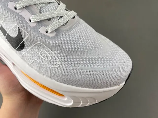 Nike Air Zoom Units Gris Blanc Maille Supérieure Visible Orange Chaussures de Course 2