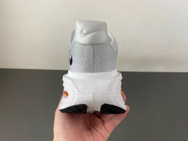 Nike Air Zoom Units Gris Blanc Maille Supérieure Visible Orange Chaussures de Course 4