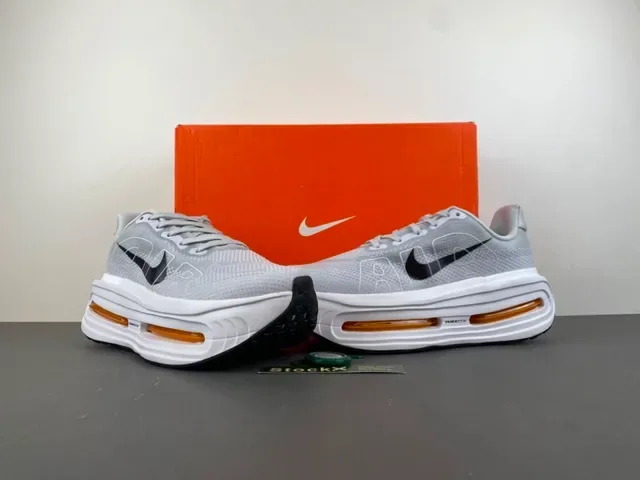 Nike Air Zoom Units Gris Blanc Maille Supérieure Visible Orange Chaussures de Course 13