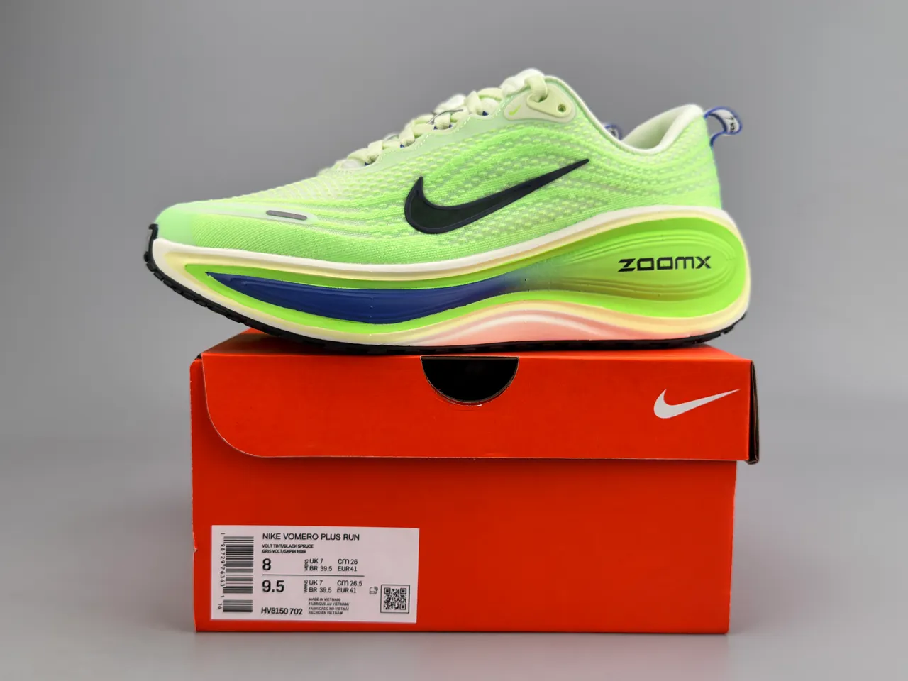 Nike Green Blue Engineered Mesh Upper Full-Length Carbon Plate Running Shoes 2