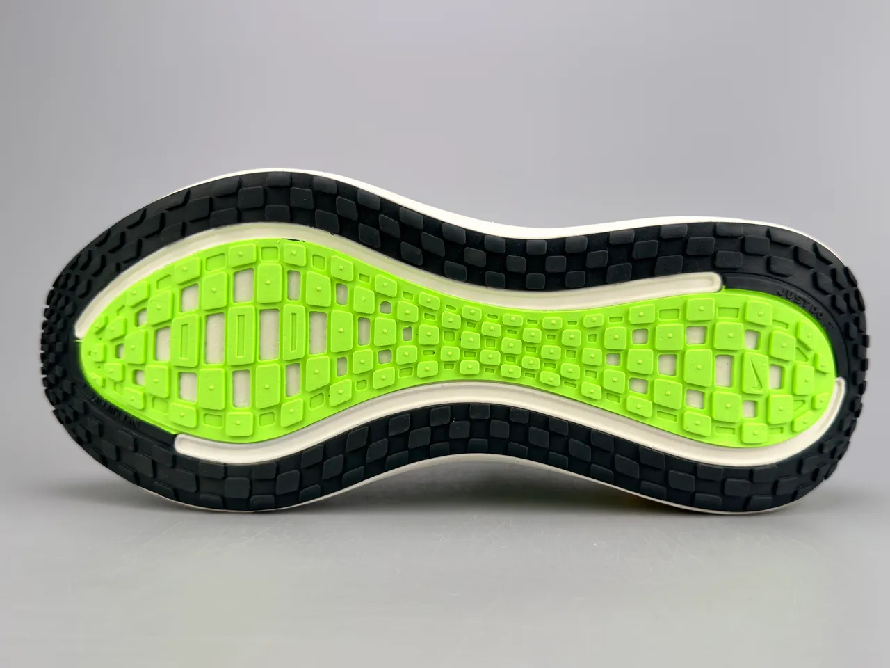 Nike Green Blue Engineered Mesh Upper Full-Length Carbon Plate Running Shoes 8