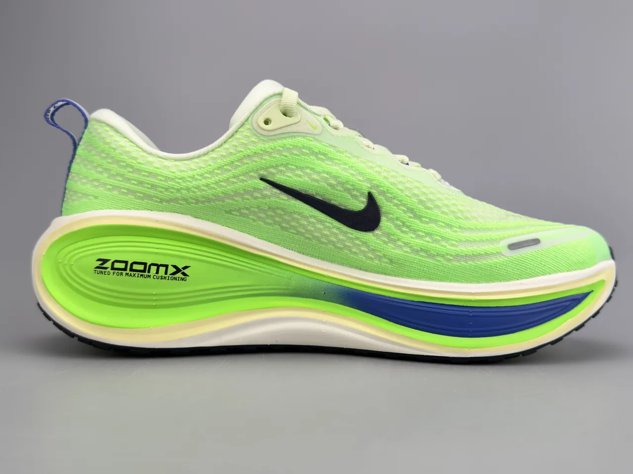 Nike Green Blue Engineered Mesh Upper Full-Length Carbon Plate Running Shoes 10