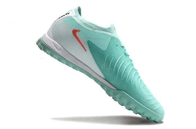 Nike Vert Rouge Upper Knit Low-Cut Turf Chaussures de football 2