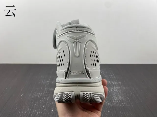 Nike High-Top Perforated Gray Basketball Shoes 11