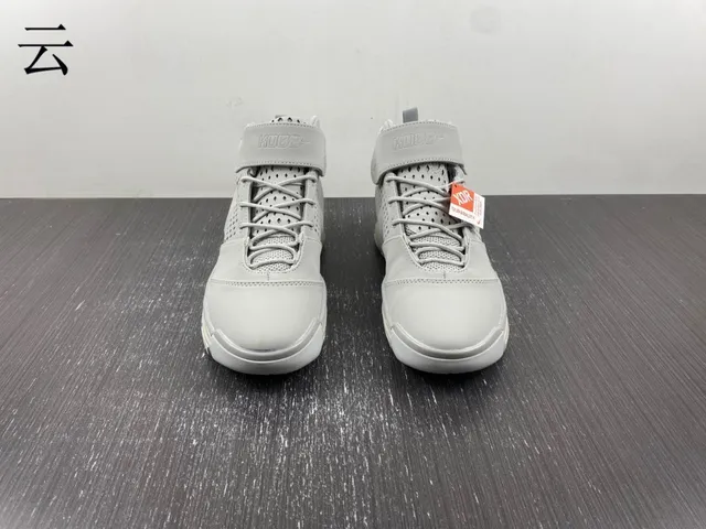 Nike High-Top Perforated Gray Basketball Shoes 15