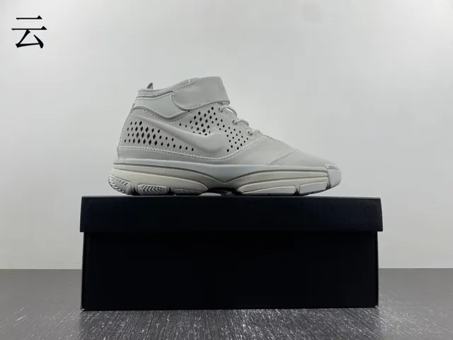 Nike High-Top Perforated Gray Basketball Shoes 17